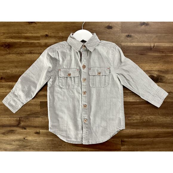 NWT Matilda Jane x Joanna Gaines Choose Your Own Path Well Met Gray Shirt 2 - Picture 2 of 8